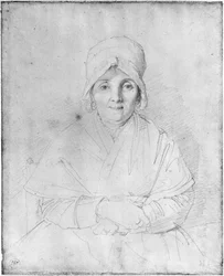 Madame Ingres Mere (1758-1817) 1814